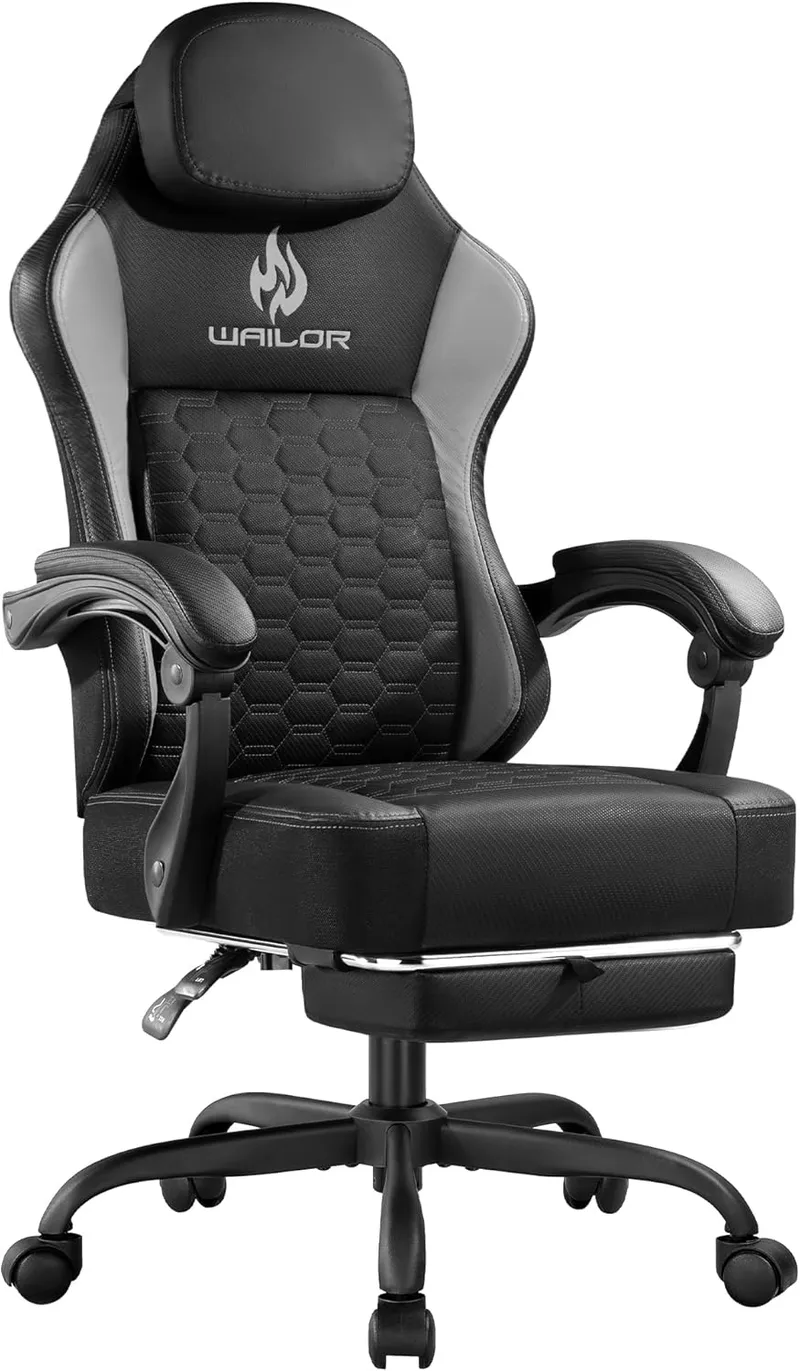 WAILOR Gaming Chair with Pocket Spring Cushion